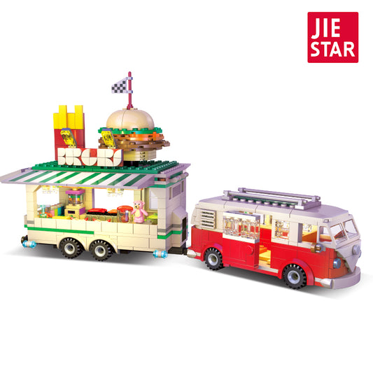 JIESTAR Burger Cart Building Block Set - JJ9041-白底.jpg
