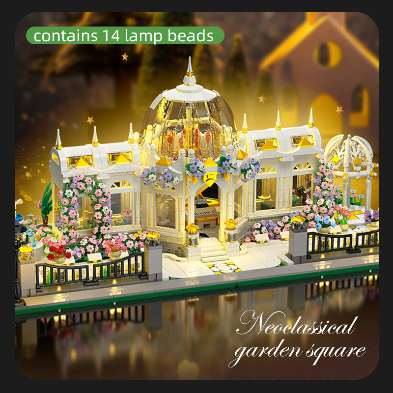 JIESTAR Garden Plaza [Including Lighting Accessories] Building Block Set - JJ9043-2.jpg