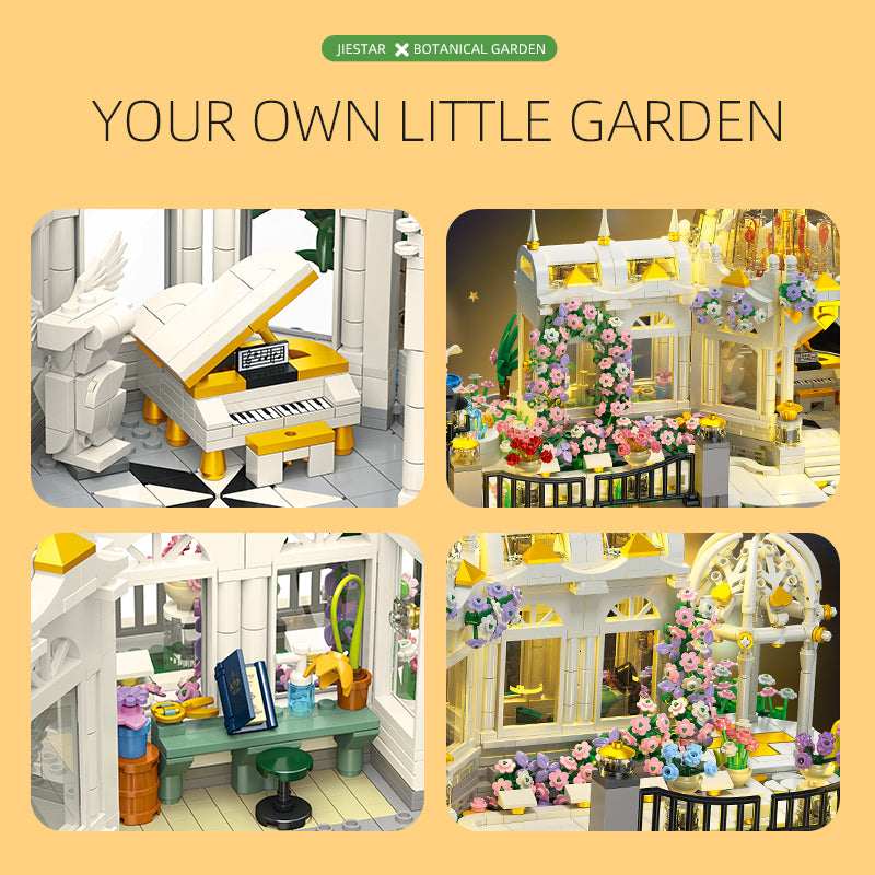 JIESTAR Garden Plaza [Including Lighting Accessories] Building Block Set - JJ9043-4.jpg