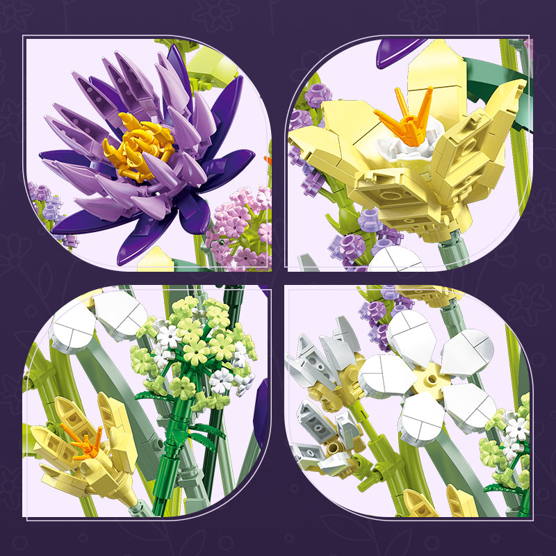 JIESTAR Bouquet Building Block Set - JJ9046-3.jpg