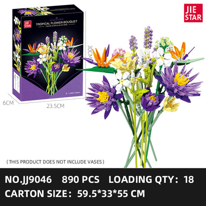 JIESTAR Bouquet Building Block Set SKU image - JJ9046-sku.jpg
