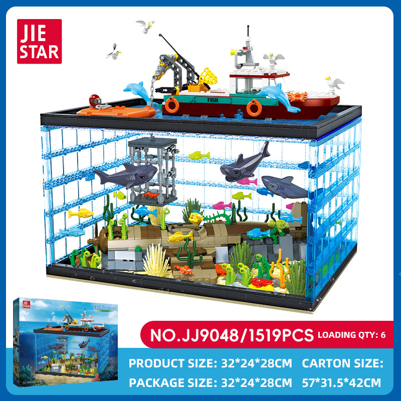 JIESTAR Marine Life Adventure [Including Lighting Accessories] Building Block Set SKU image - JJ9048-sku.jpg