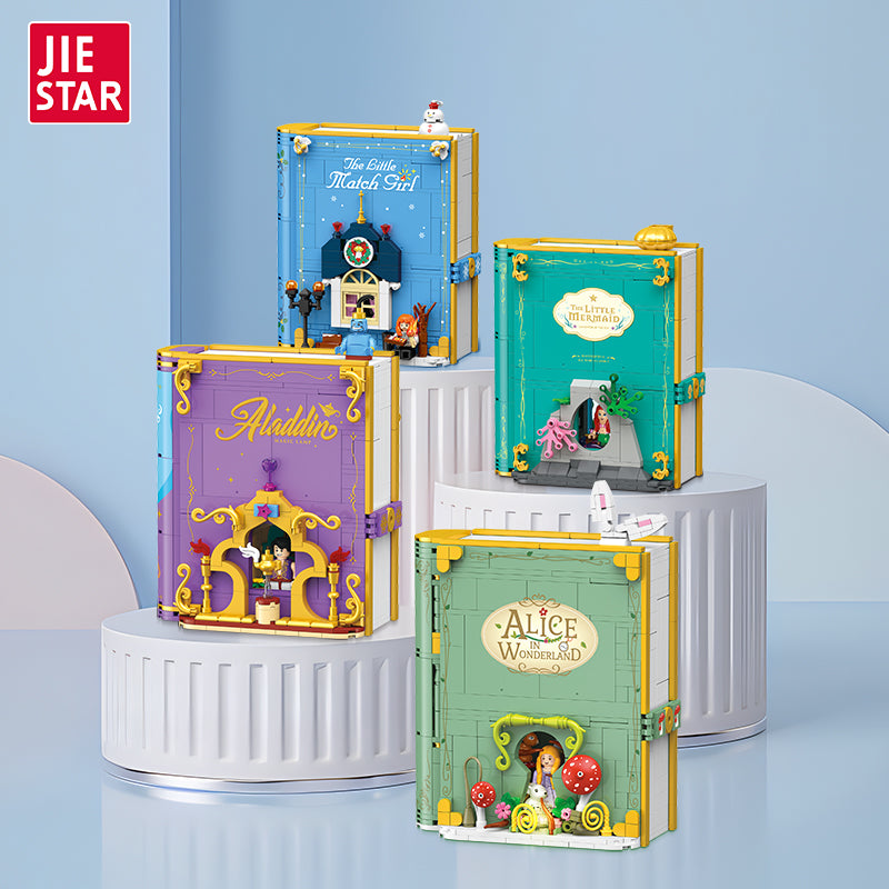 JIESTAR Fairy Tale Building Block Set 4-Pack - JJ9053-JJ9056-1.jpg