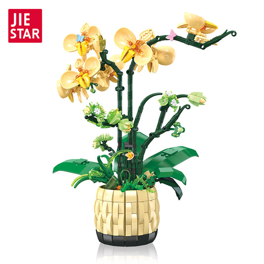 JIESTAR Orchid Building Block Set - JJ9067-白底.jpg
