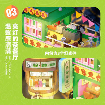 JIESTAR 熊仔餐厅【含Led灯光件】 Building Block Set - JJ9071-4.jpg