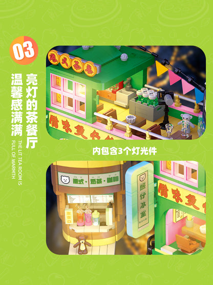 JIESTAR 熊仔餐厅【含Led灯光件】 Building Block Set - JJ9071-4.jpg