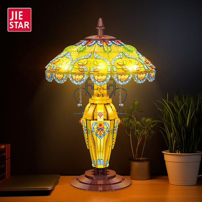 JIESTAR Retro Desk Lamp [Including Led Lighting *1 Piece] Building Block Set - JJ9081-1.jpg