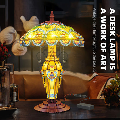 JIESTAR Retro Desk Lamp [Including Led Lighting *1 Piece] Building Block Set - JJ9081-2.jpg