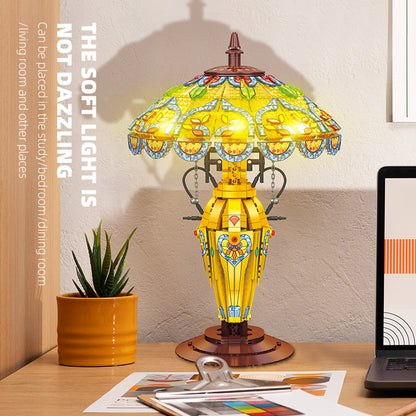 JIESTAR Retro Desk Lamp [Including Led Lighting *1 Piece] Building Block Set - JJ9081-3.jpg