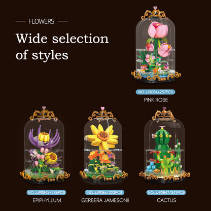 JIESTAR Flower Building Block Set 4-Pack - JJ9084-JJ9087-3.jpg