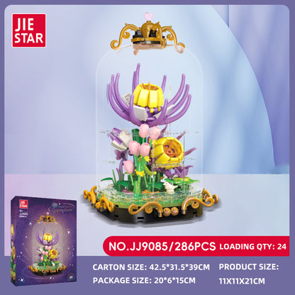 JIESTAR Flower Building Block Set 4-Pack SKU image - JJ9085.jpg
