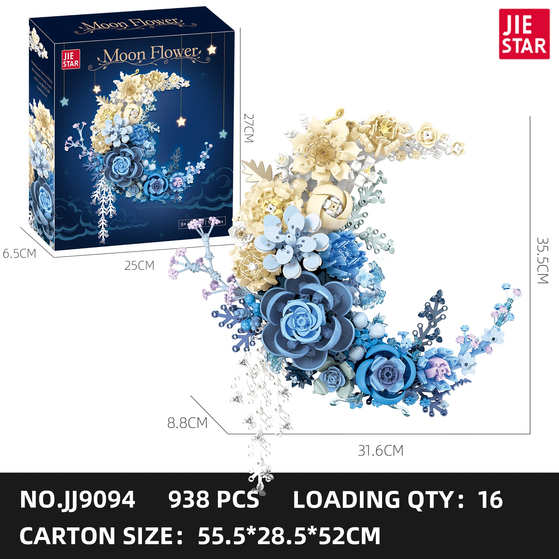JIESTAR Moon Flower Building Block Set SKU image - JJ9094-sku.jpg