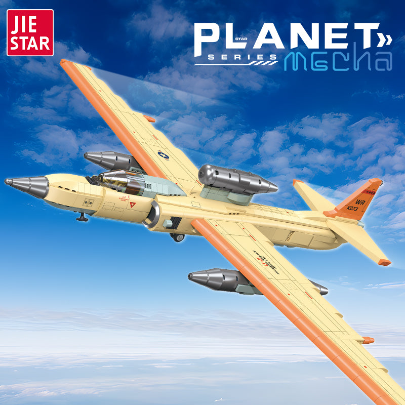 JIESTAR U-2 Reconnaissance Airplane Building Block Set - JJ9097-1.jpg