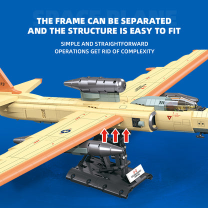 JIESTAR U-2 Reconnaissance Airplane Building Block Set - JJ9097-3.jpg