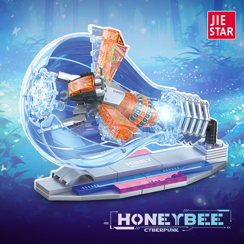 JIESTAR Cyberpunk Insects: Bees [Including Lighting Parts] Building Block Set - JJ9100-1.jpg