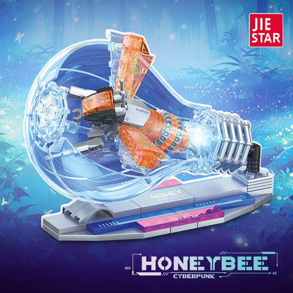 JIESTAR Cyberpunk Insects: Bees [Including Lighting Parts] Building Block Set - JJ9100-1.jpg