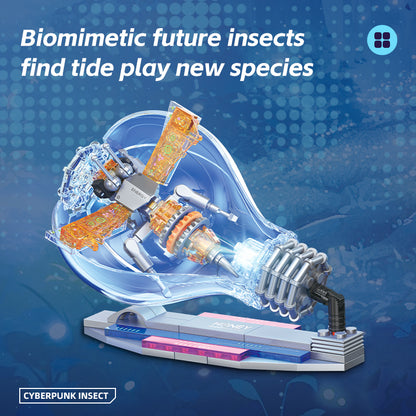 JIESTAR Cyberpunk Insects: Bees [Including Lighting Parts] Building Block Set - JJ9100-2.jpg