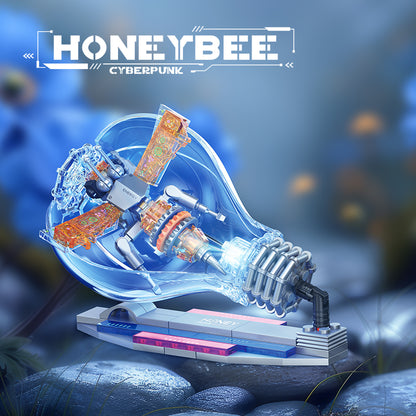 JIESTAR Cyberpunk Insects: Bees [Including Lighting Parts] Building Block Set - JJ9100-4.jpg