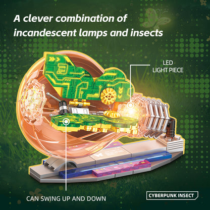 JIESTAR Cyberpunk Insects: Butterfly [Including Lighting Accessories] Building Block Set - JJ9103-3.jpg