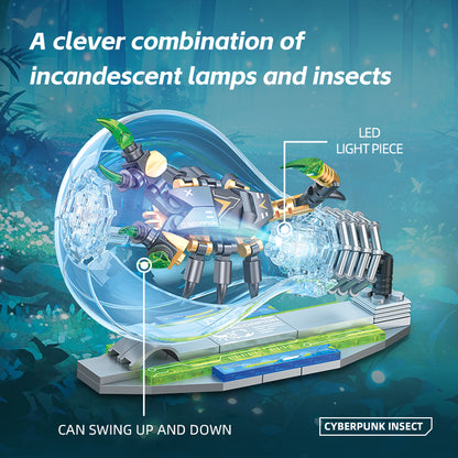 JIESTAR Cyberpunk Insects: Scorpions [Including Lighting Parts] Building Block Set - JJ9104-3.jpg