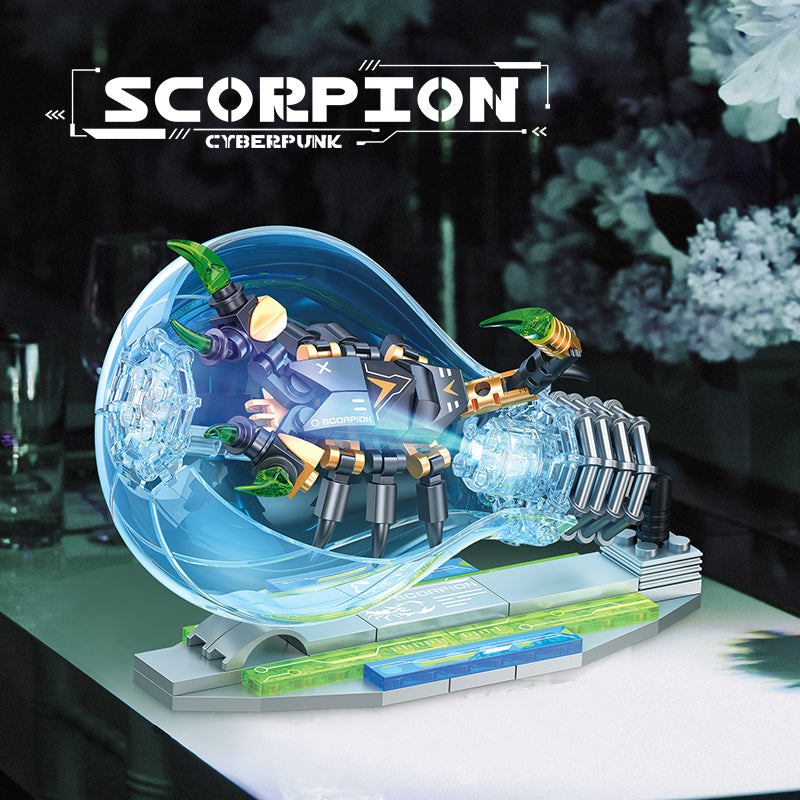 JIESTAR Cyberpunk Insects: Scorpions [Including Lighting Parts] Building Block Set - JJ9104-4.jpg