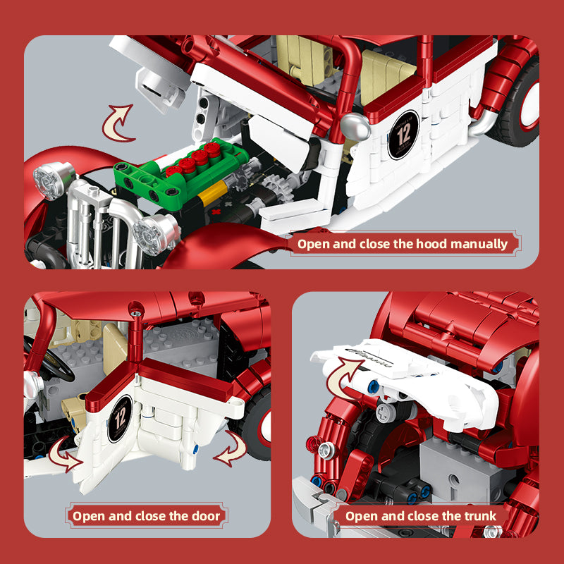 JIESTAR Citroën 11C [Single Version-Remote Control & Bluetooth] Building Block Set - JJ9106-4.jpg