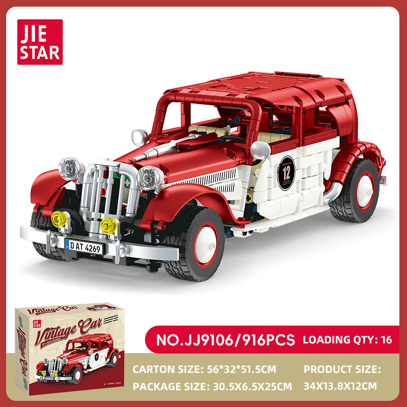 JIESTAR Citroën 11C [Single Version-Remote Control & Bluetooth] Building Block Set SKU image - JJ9106-sku.jpg