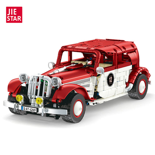 JIESTAR Citroën 11C [Single Version-Remote Control & Bluetooth] Building Block Set - JJ9106-白底.jpg