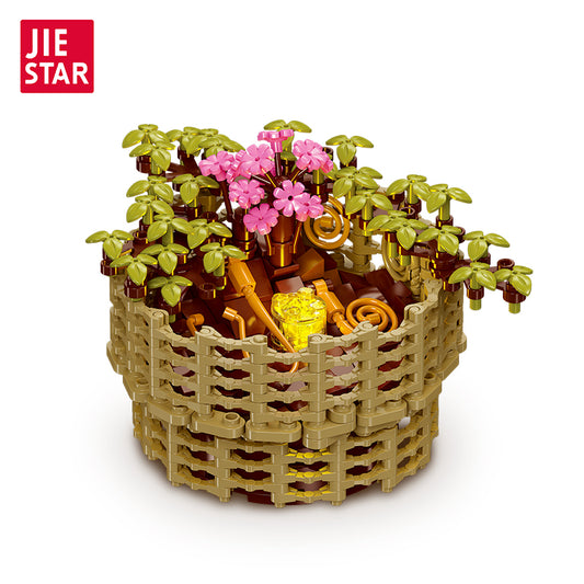 JIESTAR 千头菊盆栽 .内置Ag3扭扣电池*1粒 Building Block Set - JJ9109-白底.jpg