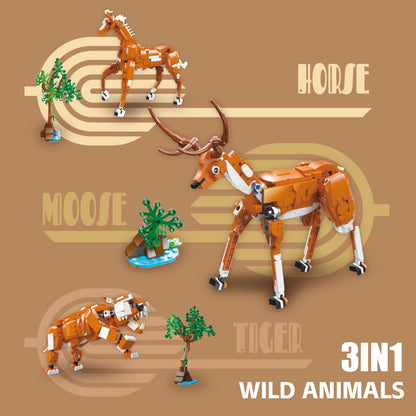 JIESTAR Horse (Three-In-One) Building Block Set - JJ9113-3.jpg