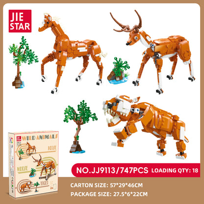 JIESTAR Horse (Three-In-One) Building Block Set SKU image - JJ9113-sku.jpg
