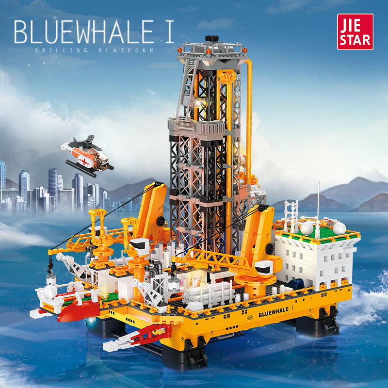 JIESTAR Blue Whale No. 1 Anvil Platform Building Block Set - JJ9135-1.jpg
