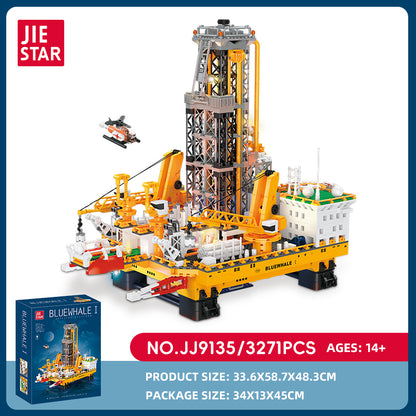 JIESTAR Blue Whale No. 1 Anvil Platform Building Block Set SKU image - JJ9135-sku.jpg