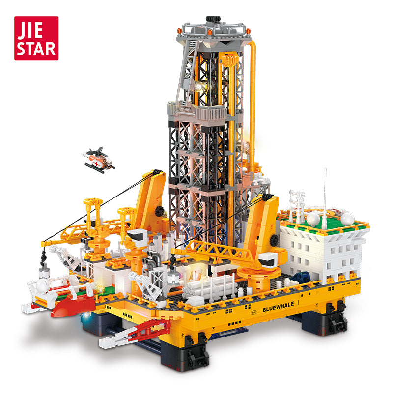 JIESTAR Blue Whale No. 1 Anvil Platform Building Block Set - JJ9135-白底.jpg