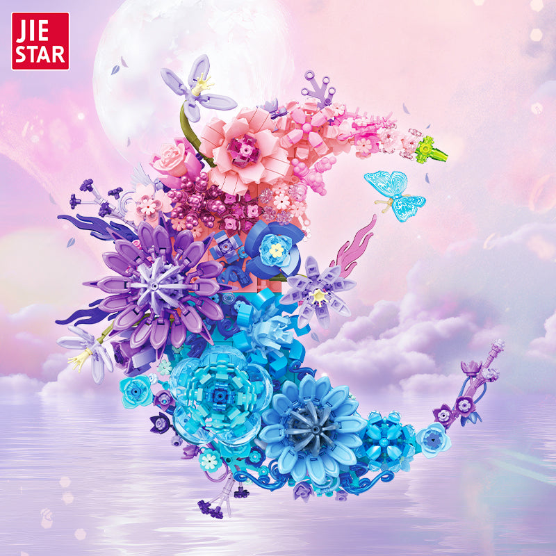 JIESTAR Night Moon Flower Morning Building Block Set - JJ9163-1.jpg