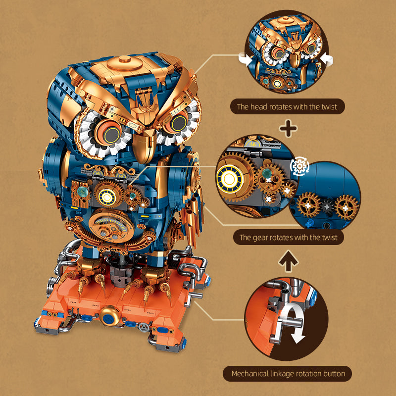 JIESTAR Steampunk Owl Building Block Set - JJ9171-3.jpg