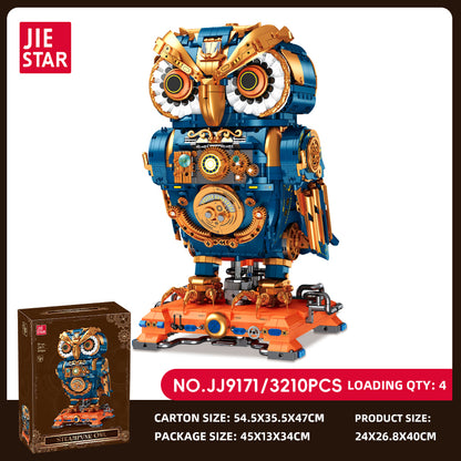 JIESTAR Steampunk Owl Building Block Set SKU image - JJ9171-sku.jpg