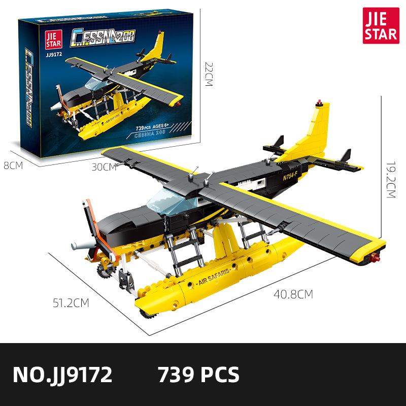 JIESTAR Cessna208 Building Block Set SKU image - JJ9172-sku.jpg
