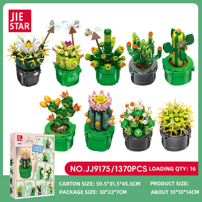 JIESTAR Cactus*9 Building Block Set SKU image - JJ9175-sku.jpg