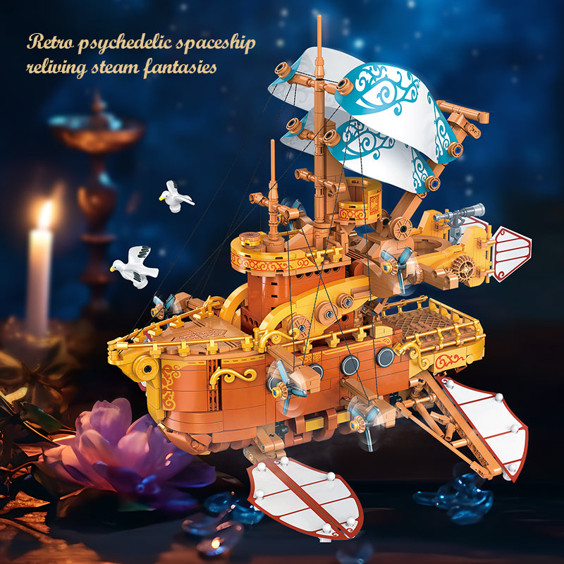 JIESTAR Steam Fantasy Spaceship Building Block Set - JJ9176-2.jpg