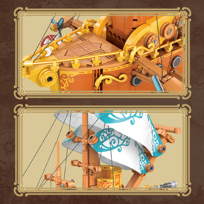 JIESTAR Steam Fantasy Spaceship Building Block Set - JJ9176-4.jpg
