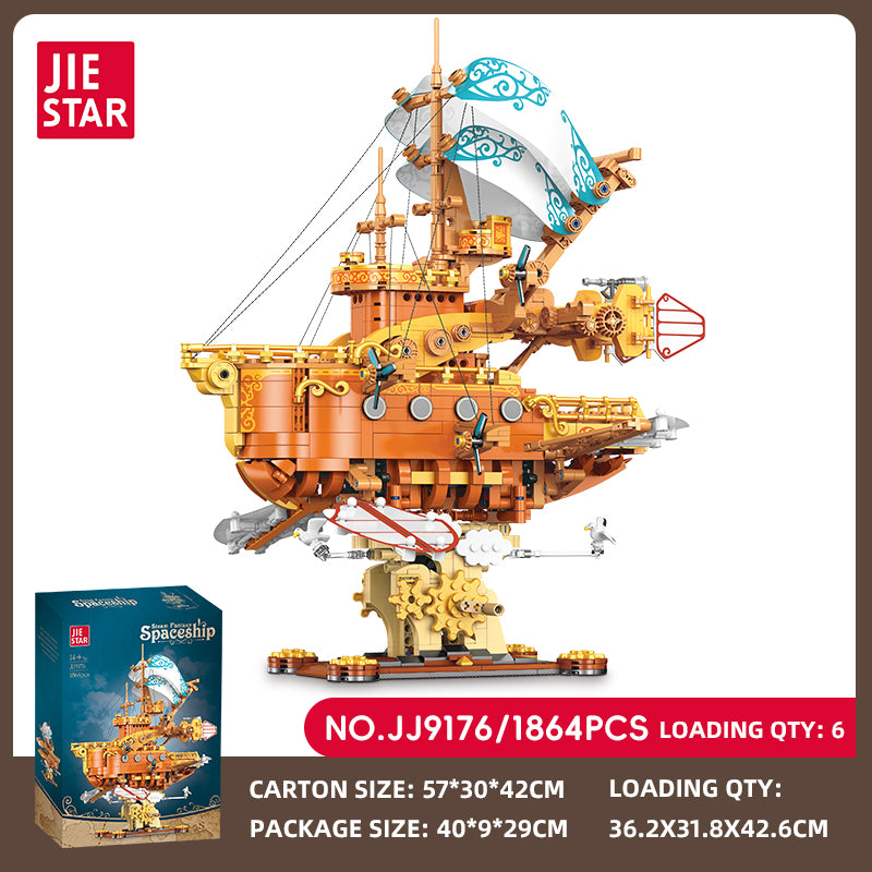 JIESTAR Steam Fantasy Spaceship Building Block Set SKU image - JJ9176-sku.jpg
