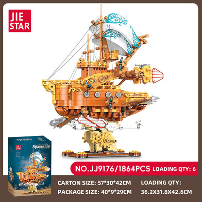 JIESTAR Steam Fantasy Spaceship Building Block Set SKU image - JJ9176-sku.jpg