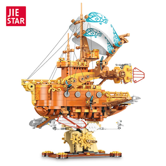JIESTAR Steam Fantasy Spaceship Building Block Set - JJ9176-白底.jpg