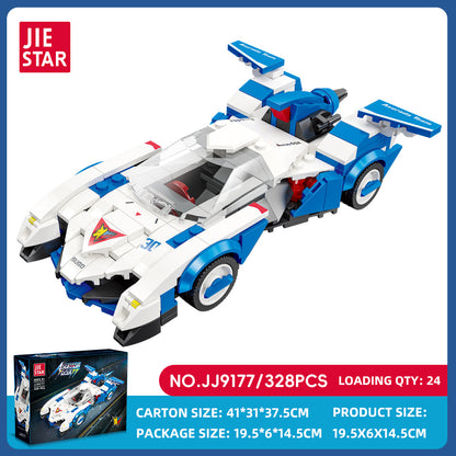 JIESTAR Car Model Building Block Set 2-Pack SKU image - JJ9177-sku.jpg