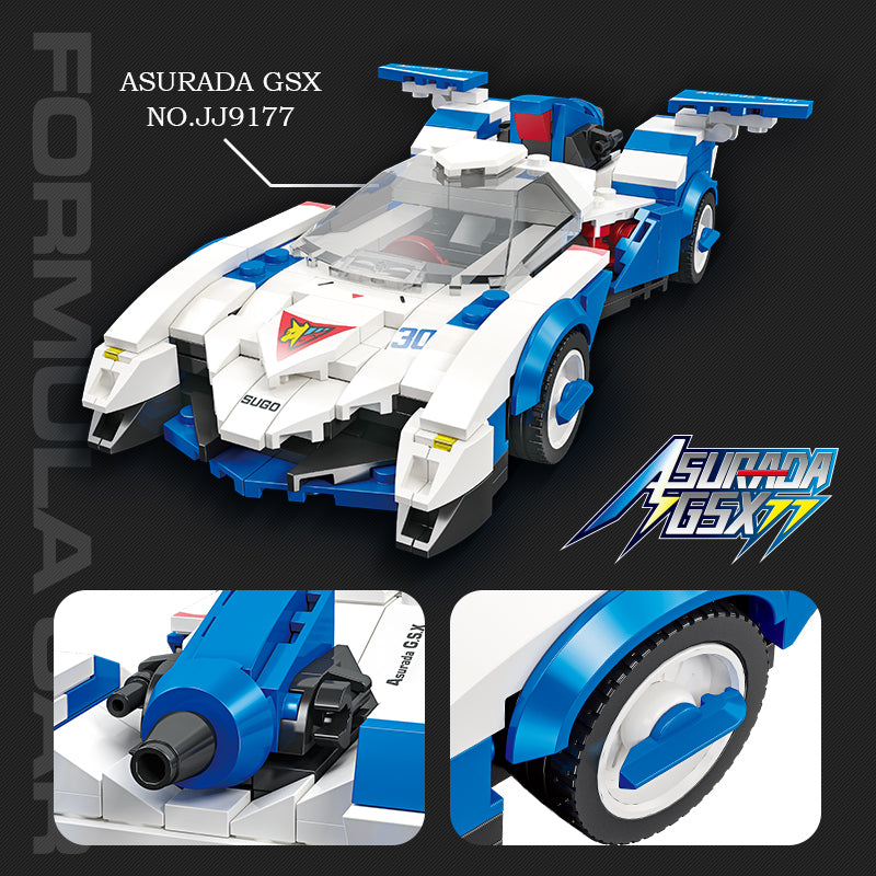 JIESTAR Car Model Building Block Set 2-Pack - JJ9177+JJ9178-2.jpg