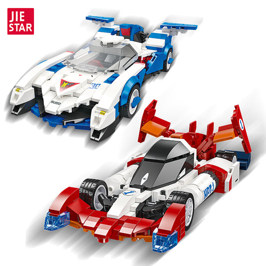 JIESTAR Car Model Building Block Set 2-Pack - JJ9177+JJ9178-白底.jpg