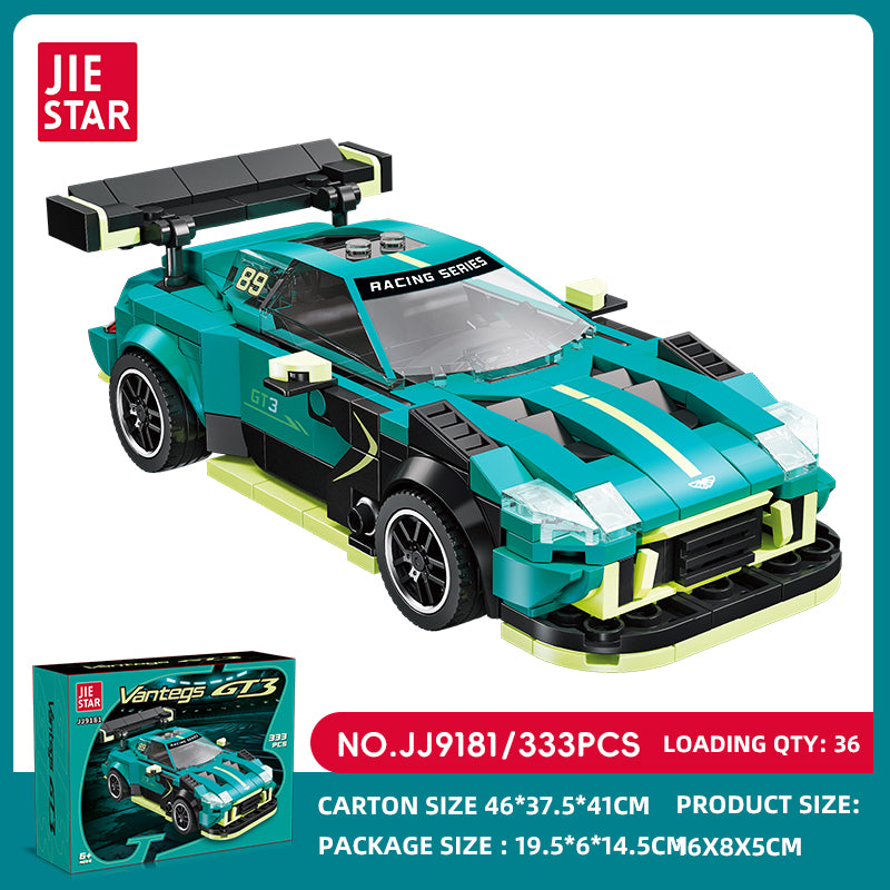 JIESTAR Asphalt Vantegs Gt3 Building Block Set SKU image - JJ9181-sku.jpg
