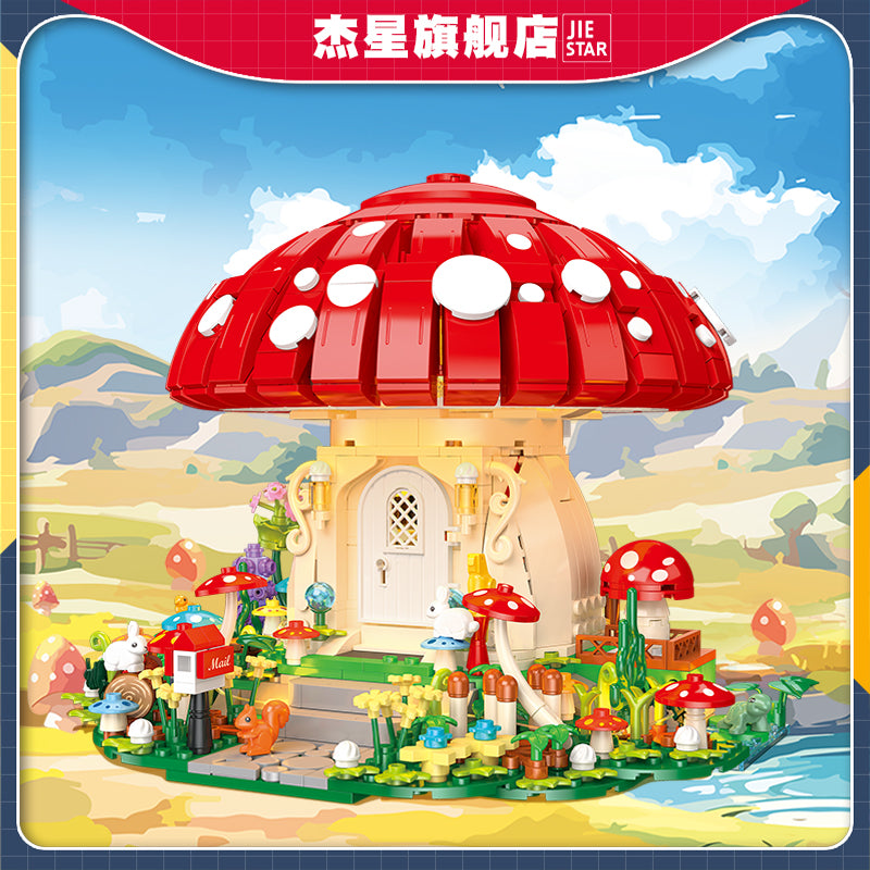 JIESTAR Dream Mushroom [Including Lighting Accessories] Building Block Set - JJ9185-1.jpg