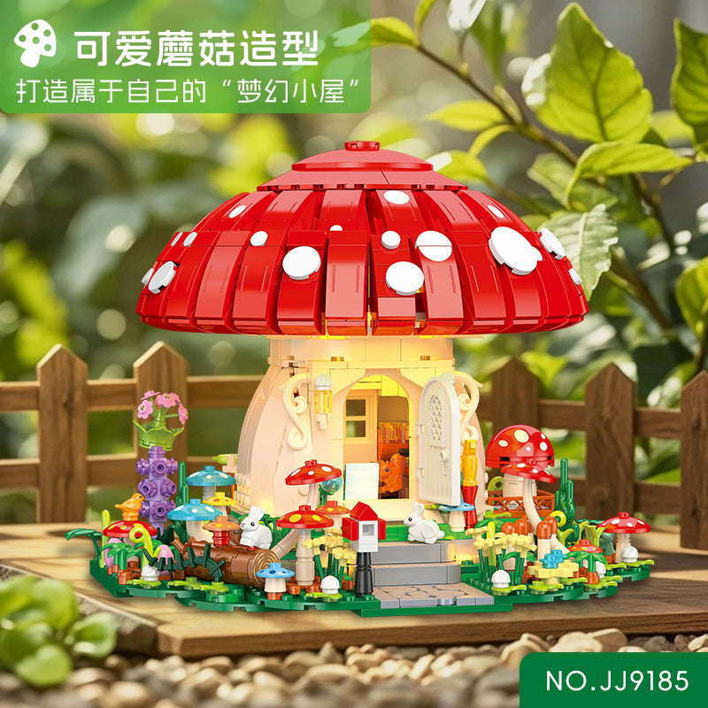 JIESTAR Dream Mushroom [Including Lighting Accessories] Building Block Set - JJ9185-4.jpg